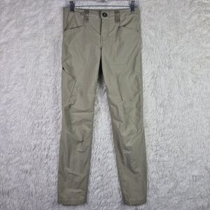 Patagonia Venga Rock Pants Womens 2 Khaki Straight Leg Cargo Organic Cotton Gorp